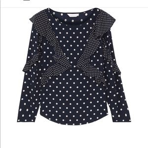 Rebecca Taylor Polka dot blouse - size 0